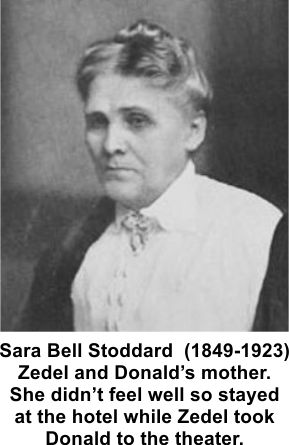 Sara Bell Stoddard lost two of her children at the Iroquois Theater