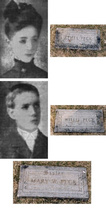 Peck brother and sister 1903 victims