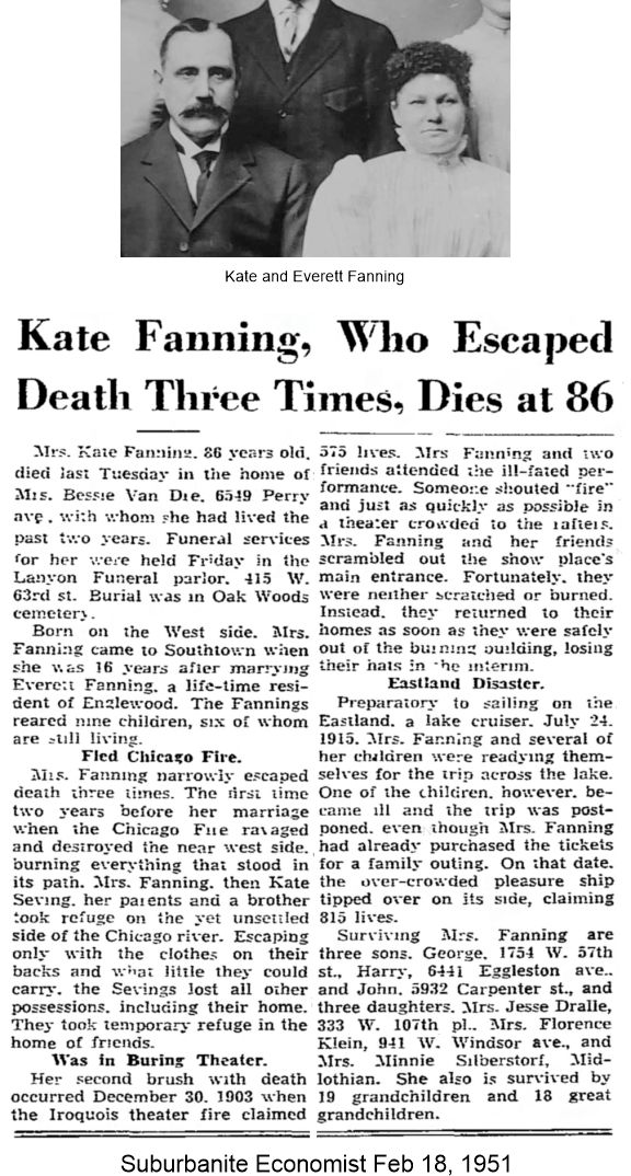 Lucky Kate Fanning was a German immigrant